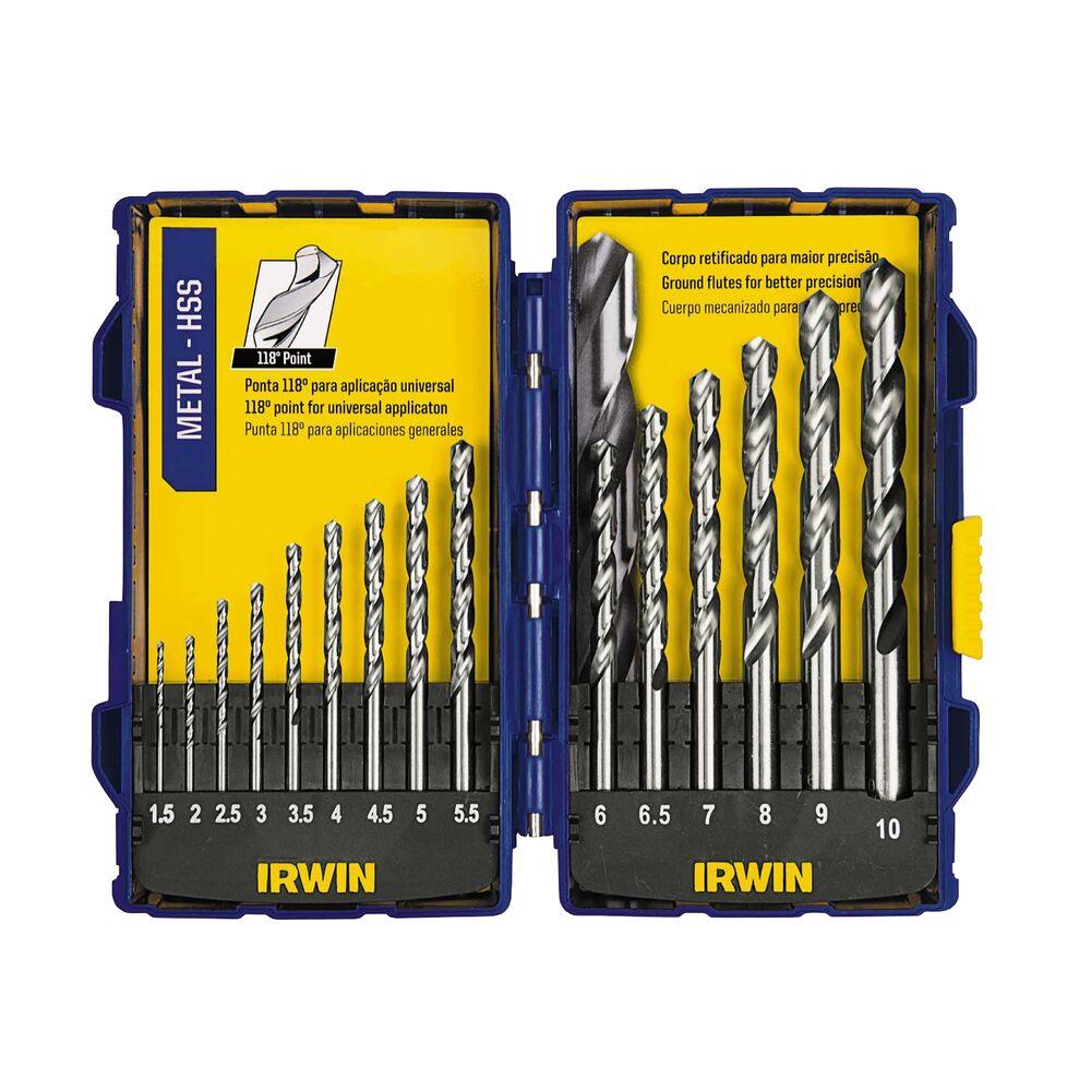 Conjunto Brocas Ar Irwin 15 Peças 1.5-10Mm Etj Irwin - 1