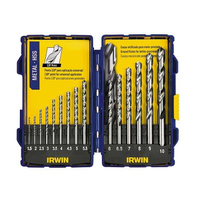 Conjunto Brocas Ar Irwin 15 Peças 1.5-10Mm Etj Irwin