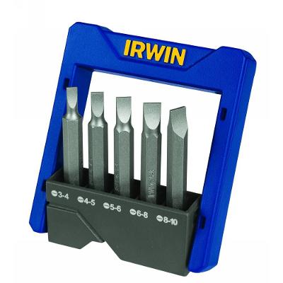 Conjunto Pontas Bit Irwin 5 Peças Fenda Etj Irwin