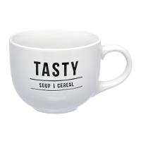 Caneca Cerâmica Jumbo Manhattan Hauskraft Branca 750 ml - 1