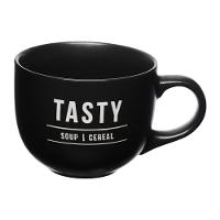 Caneca Cerâmica Jumbo Manhattan Hauskraft Preta 750 ml - 1