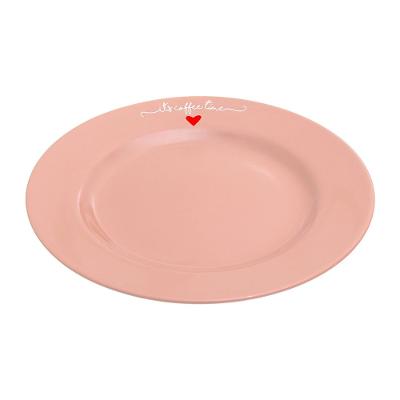 Prato Sobremesa Lamour Hauskraft Rosa 19,5 cm