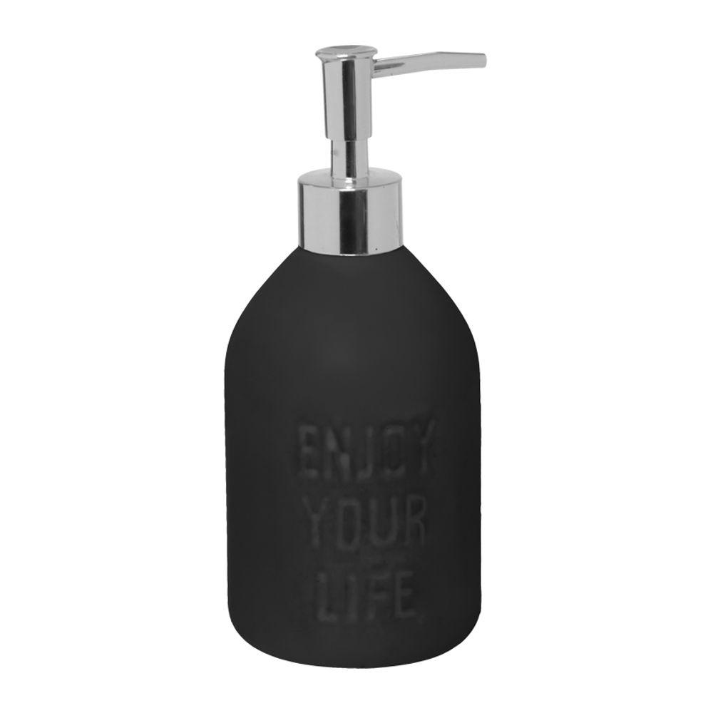 Porta Sabonete Líquido Manhattan Hauskraft Preto 350 ml - 1