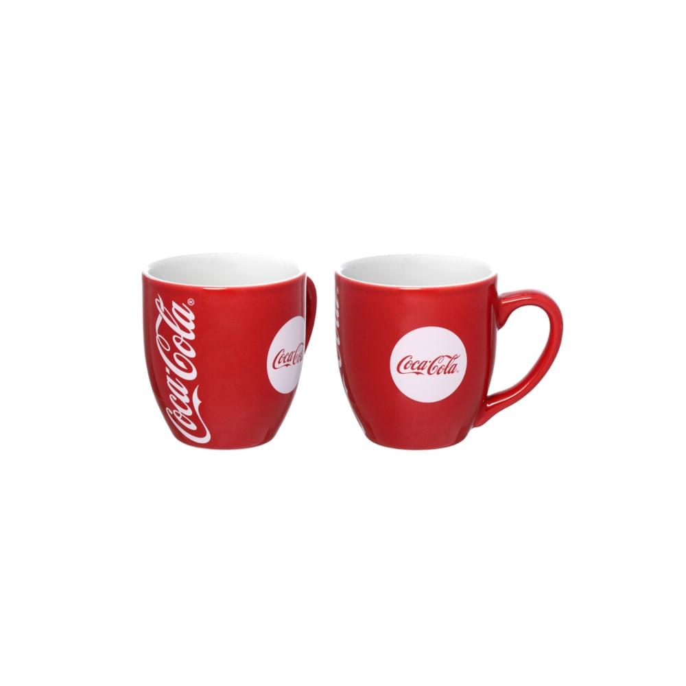 Caneca de Porcelana Coca-Cola Vermelha 300 ml - 2