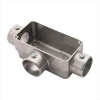 Condulete Tipo T 1 Fixo Tramontina sem Tampa sem Rosca e sem Pintura - 1