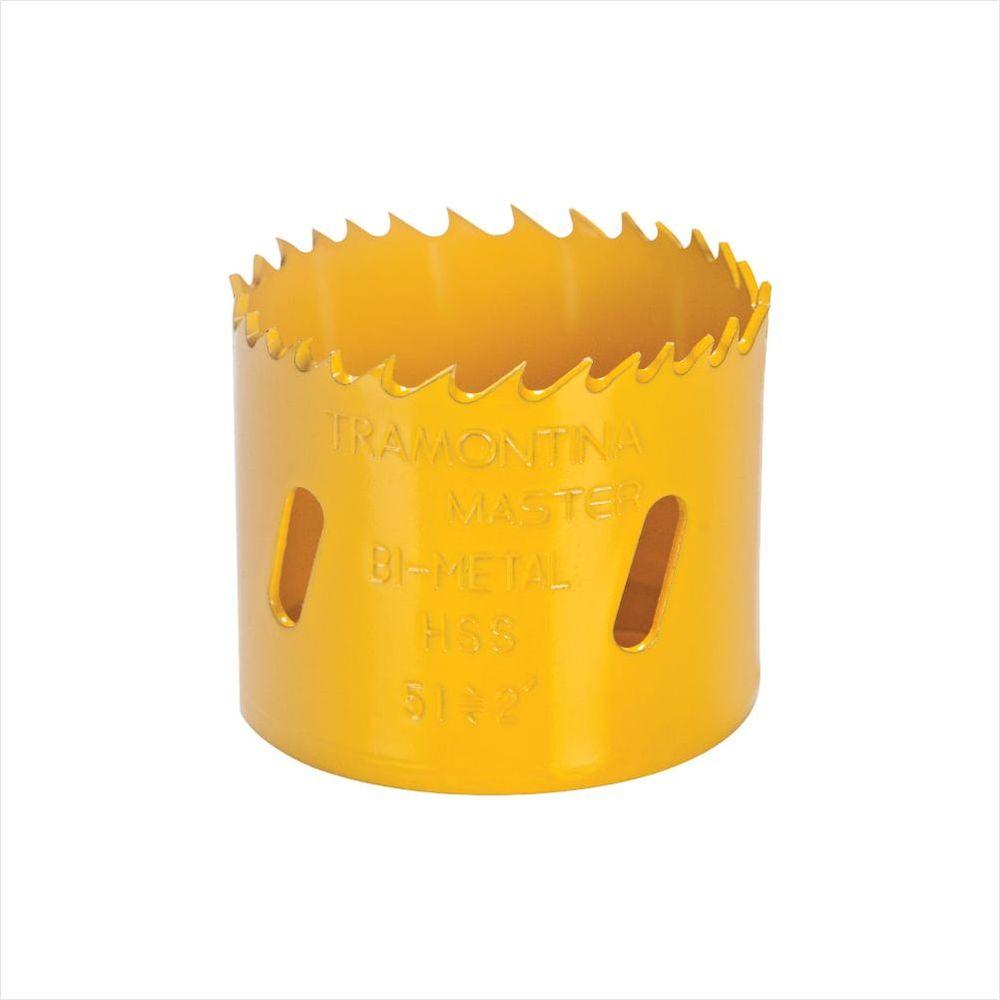 Serra Copo Bi-Metálica 44 mm 1.3/4 Tramontina Master com Dentes em Aço Rápido HSS - 1