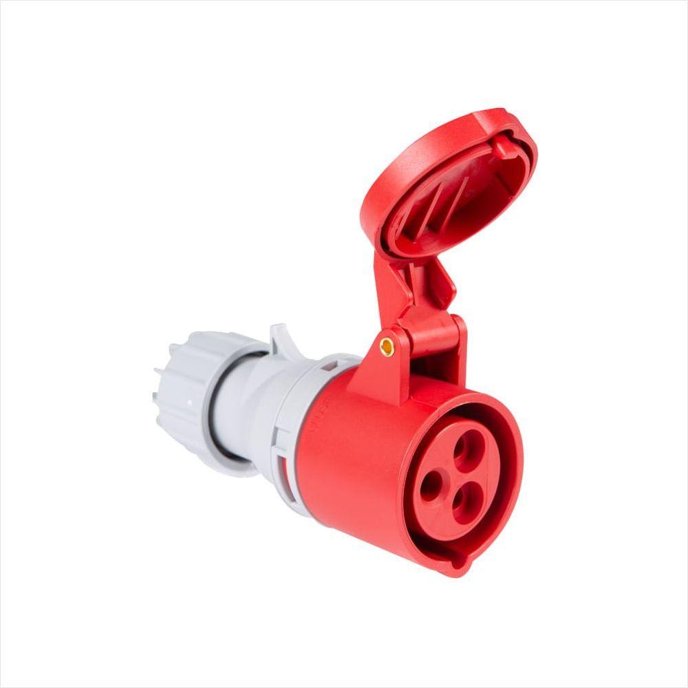 Tomada de Acoplamento Industrial 2P+T 16 Amperes 380-415 Volts Tramontina - 1