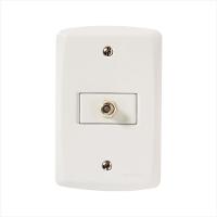 Conjunto 4x2 com 1 Tomada TV/SAT Coaxial Tramontina Lux2 Branco - 1