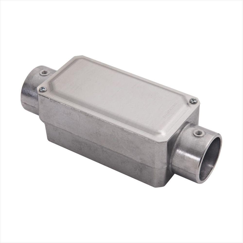 Condulete Fixo 1 Tipo C Tramontina com Tampa Estampada sem Rosca - 1