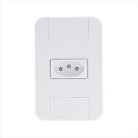 Conjunto 4x2 com 1 Tomada 2P+T 10 A 250 V Tramontina Tablet Branco - 1