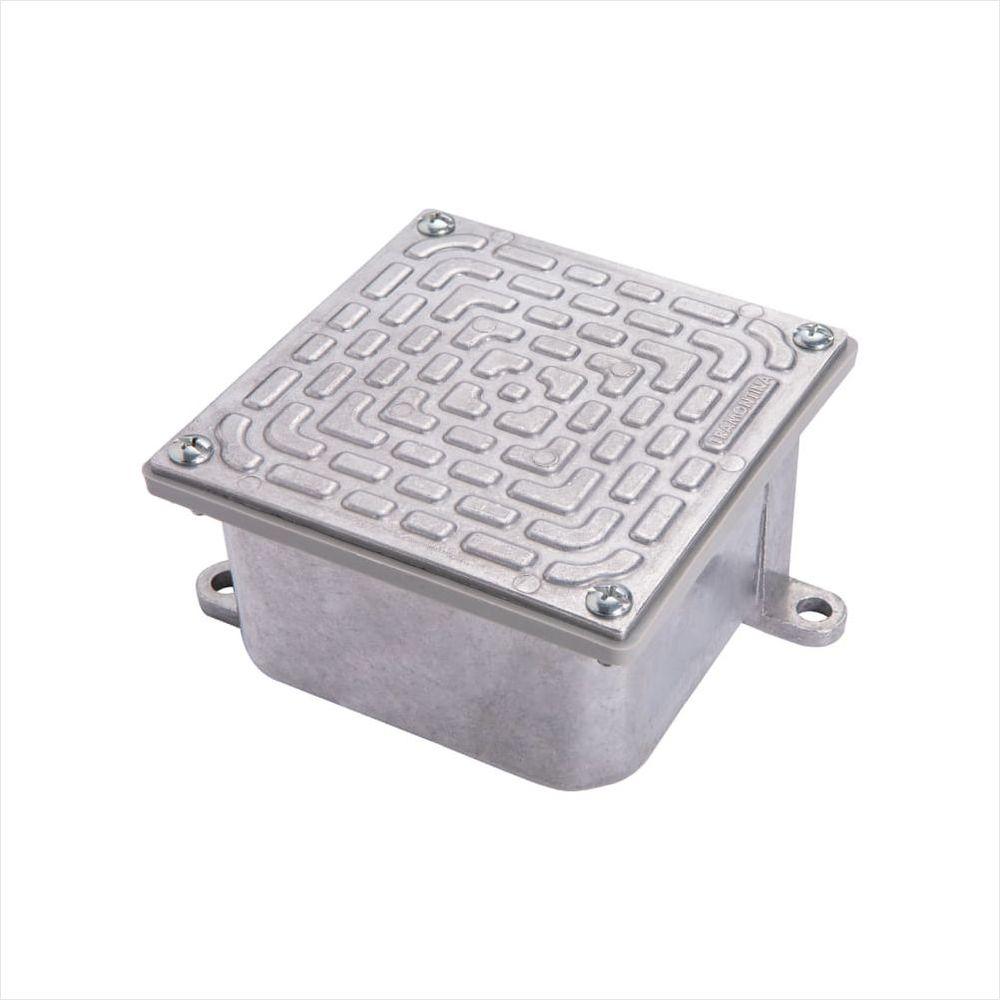 Caixa de Passagem 10x10 Tramontina em Alumínio com Tampa Reversível - 1