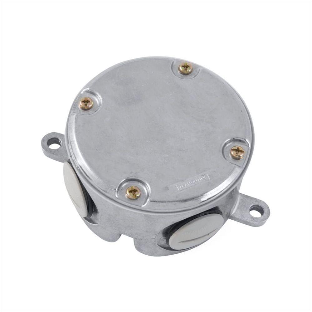 Caixa de Ligação 3/4 Tramontina em Alumínio com Tampa e sem Pintura - 1