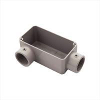 Condulete Fixo 1 Tipo LR Tramontina sem Tampa sem Rosca e com Pintura Eletrostática a Pó - 1