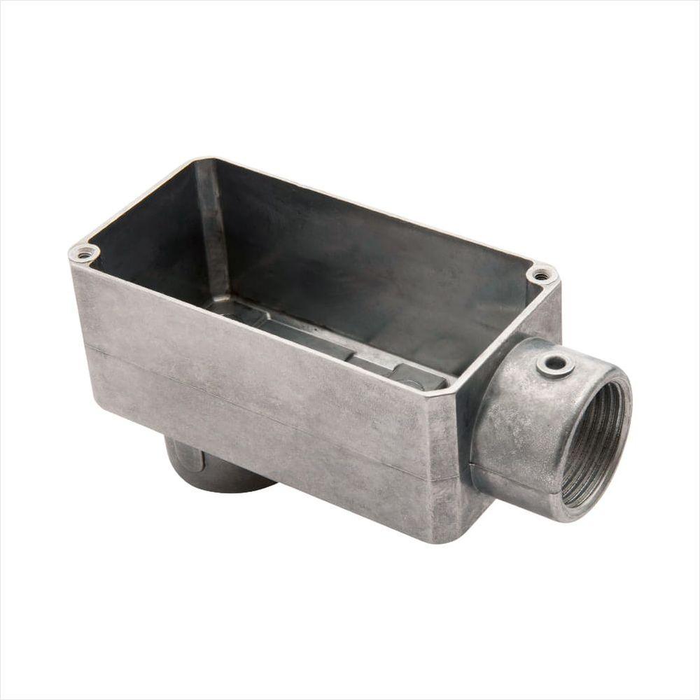 Condulete Fixo 1 Tipo Lb Tramontina com Rosca Bsp e sem Tampa - 1