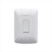 Conjunto 4x2 com 1 Interruptor Bipolar Simples Tramontina Aria 10 A 250 V Branco - 1