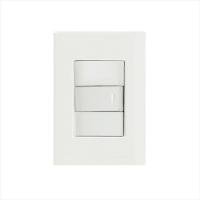 Conjunto 4x2 com 1 Interruptor Paralelo 10 A 250 V Tramontina Giz Branco - 1