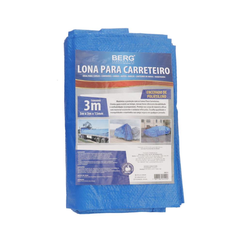 Lona Carreteiro 3x3m 100g/m² - Corneta - 2