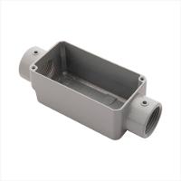 Condulete Fixo 1 Tipo C Tramontina com Rosca BSP com Pintura Eletrostática sem Tampa - 1