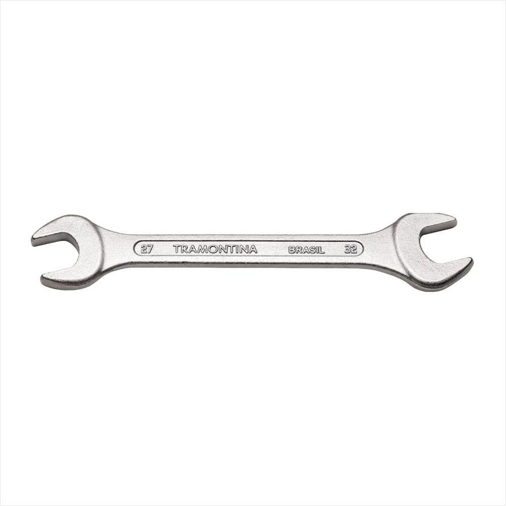 Chave Fixa 27x32 mm Tramontina Basic com Corpo em Aço Especial Cromado - 1
