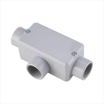 Condulete Fixo 1 Tipo T Tramontina com Tampa com Rosca e com Pintura Eletrostárica a Pó