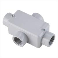 Condulete fixo 1/2 tipo X - com tampa / rosca BSP / com pintura eletrostática a pó - 1