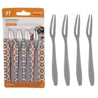 Jogo 4 Garfos Petisco 12Cm - 1