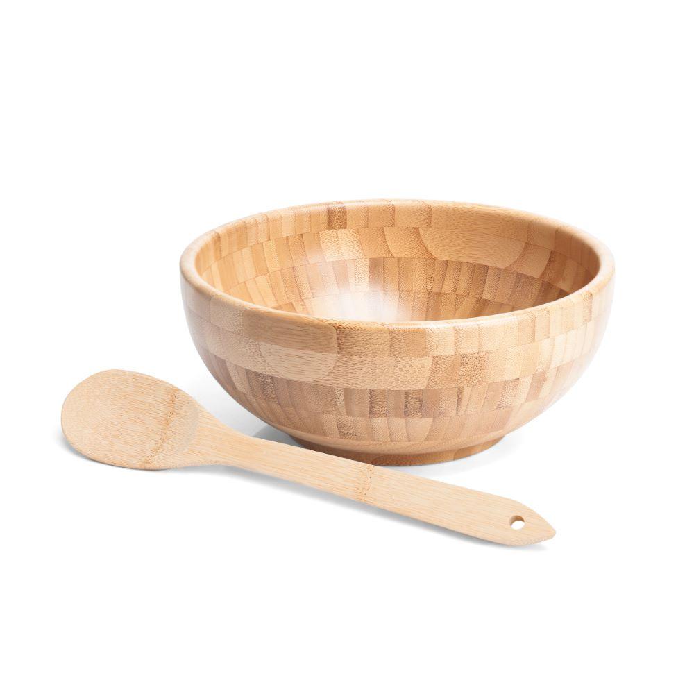 Cumbuca Em Bambu Com Colher 30Cm - 3L Welf - 1