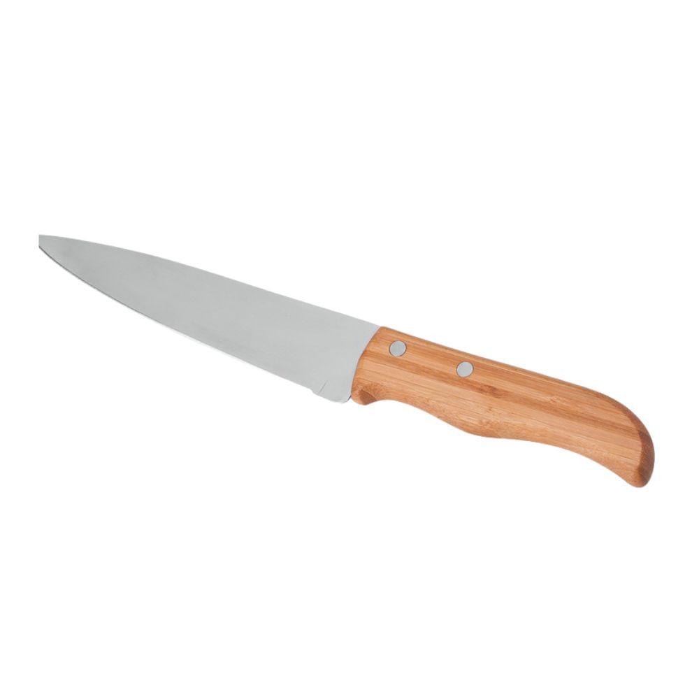 Kit Para Churrasco Em Bambu/Inox - 4 Pçs Welf - 3