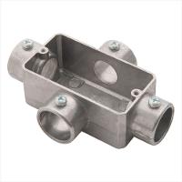 Condulete Tipo X 1/2 Fixo Tramontina sem Rosca e sem Pintura - 1