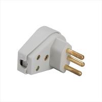 Plugue Angular 2P+T 250 V 20 A Tramontina Cinza - 1