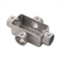 Condulete Tipo X 3/4 Fixo Tramontina sem Rosca e sem Pintura - 1