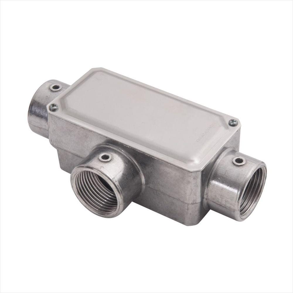 Condulete Fixo 1 Tipo T Tramontina com Tampa e com Rosca - 1