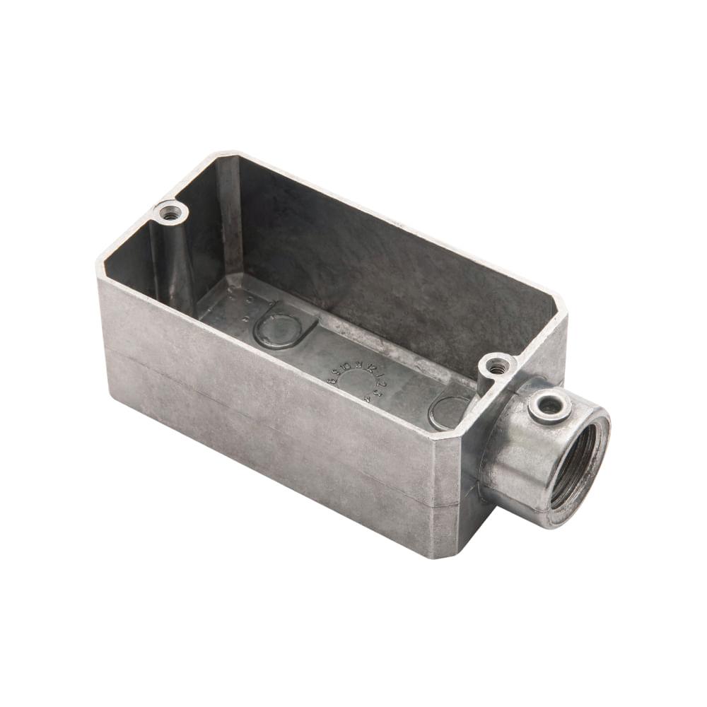 Condulete Fixo 1/2 Tramontina Tipo E sem Tampa com Rosca BSP - 1