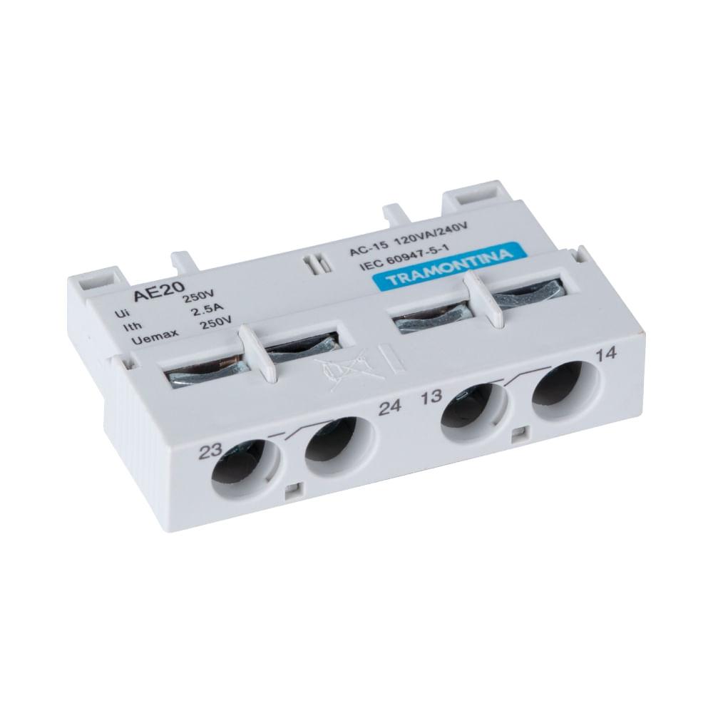 Contato Frontal Tramontina AE20 para Disjuntor Motor TRS2 - 1