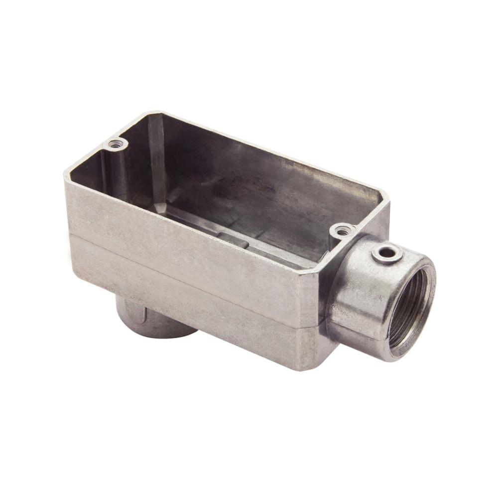 Condulete Fixo 3/4 Tipo LB Tramontina sem Tampa e Rosca com Pintura Eletrostática a Pó - 1