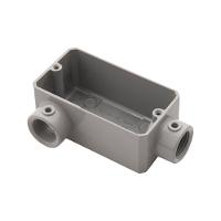 Condulete Fixo 3/4 Tipo LR Tramontina sem Tampa sem Rosca e com Pintura Eletrostática a Pó - 1