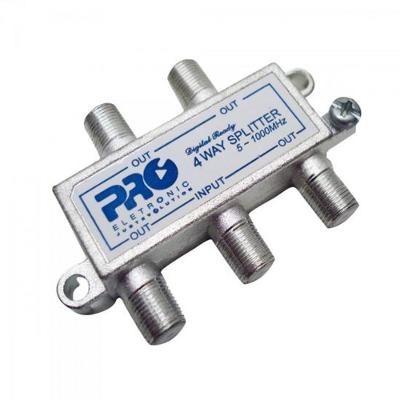 Divisor Antena VHF/UHF/CATV 1/4 PQDV-1024 Proleletronic