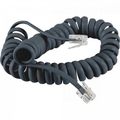 Extensor Para Telefone RJ11 Espiral 2m Cinza Storm pacote Com 10