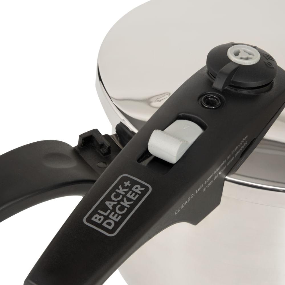 Panela de Pressão Inox 6 Litros Fechamento Externo Galaxy Black&Decker - 4