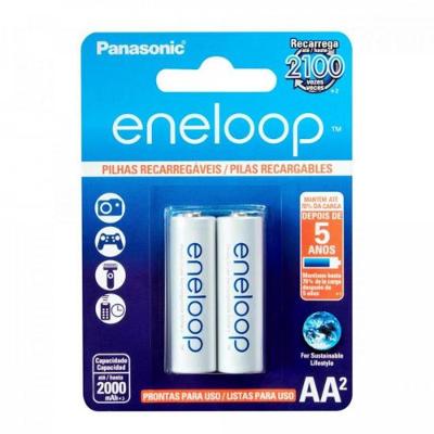 Pilha Recarregável 1,2V AA 2000mAh Eneloop (Com2 Pilhas) PanasonicCAR / 2