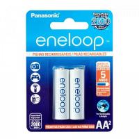 Pilha Recarregável 1,2V AA 2000mAh Eneloop (Com2 Pilhas) PanasonicCAR / 2 - 1