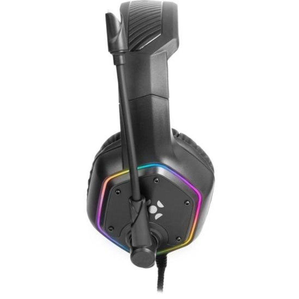 Headset Gamer Fortrek Blackfire P2 + USB RGB Preto - 4