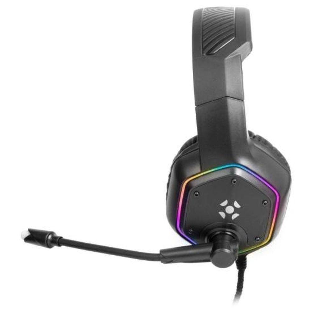Headset Gamer Fortrek Blackfire P2 + USB RGB Preto - 5