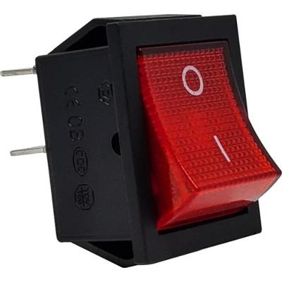 Chave Gangorra Com Led 4 Terminais Vermelha KCD2 Storm pacote Com 10