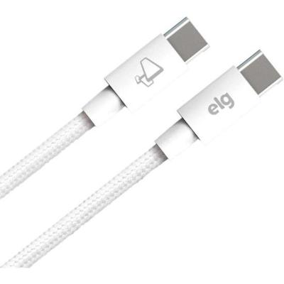 Cabo Tipo C X Lightning TC60 1 Metro Branco ELG