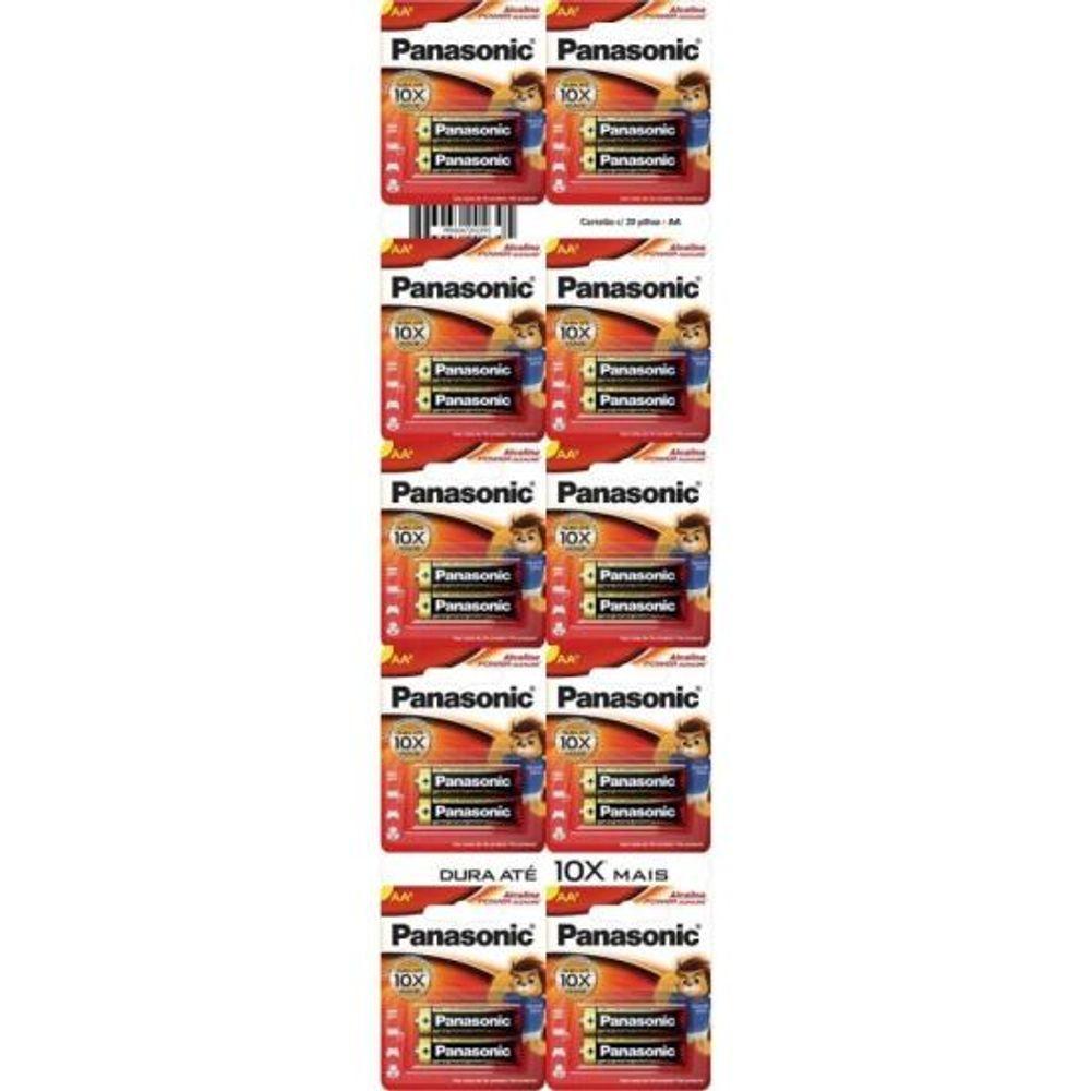 Pilha Alcalina 1,5V AA LR6 (Com20 Pilhas) PanasonicBLI / 20 - 1