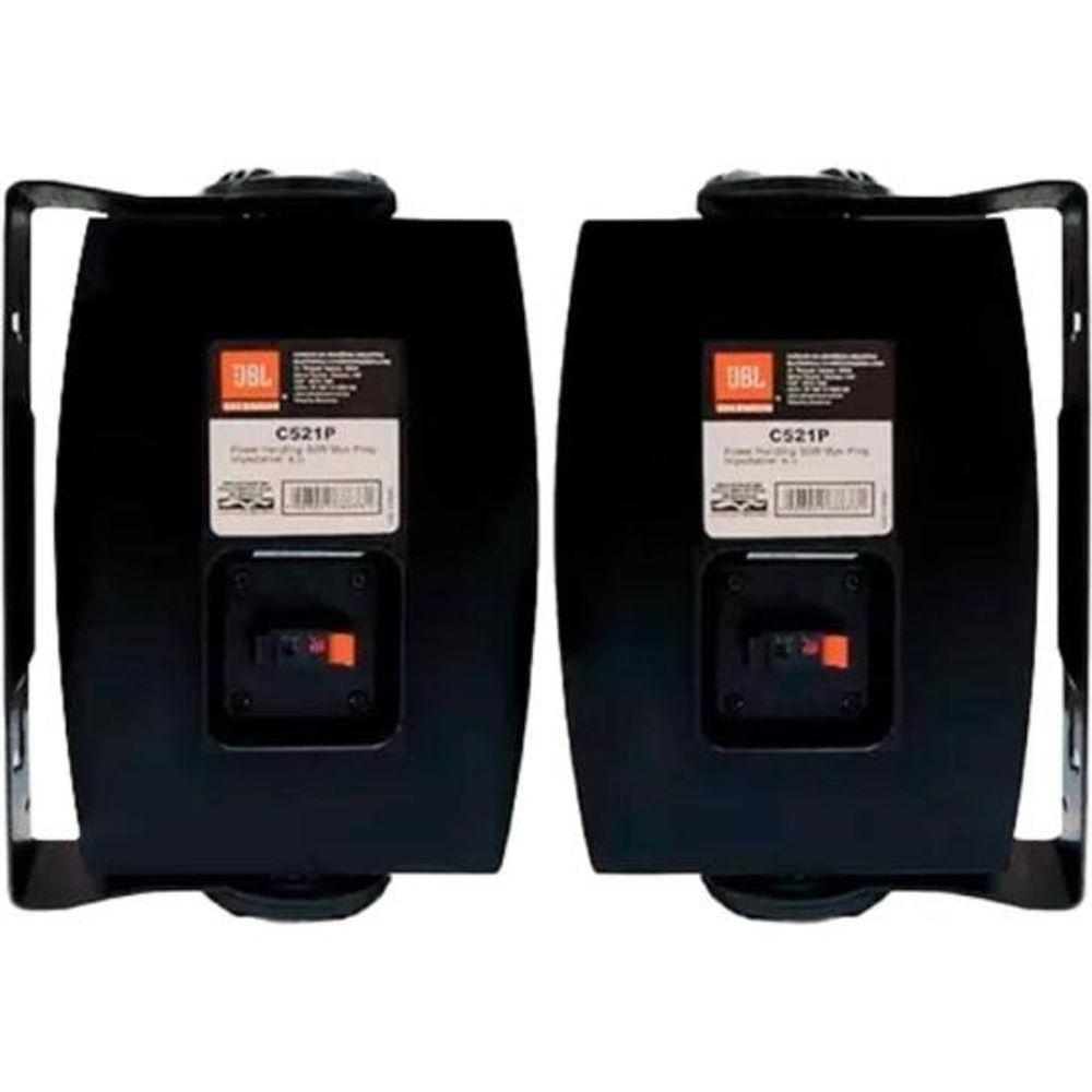 Par de Caixa Som Ambiente JBL C521P 40W Preta PAR / 2 - 3