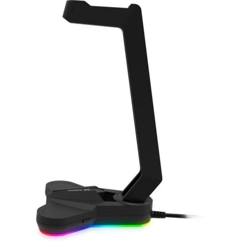 Suporte Para Headset Fortrek Vickers RGB Preto - 3