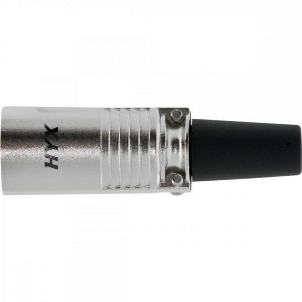 Conector XLR Macho 3 Pólos Niquelado HX028M HYXPCT / 2 - 4