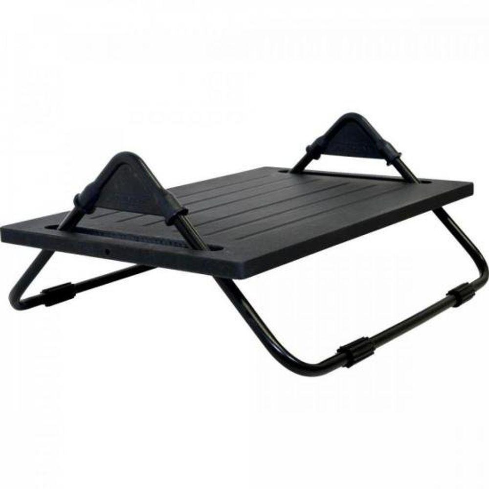 Apoio Para Pés MDF Preto Multivisão - 1